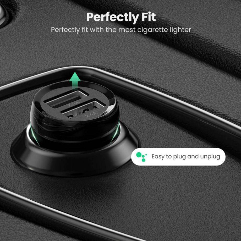 Ugreen 50875 Ladegerät für Mobilgeräte Schwarz Auto (50875)-3