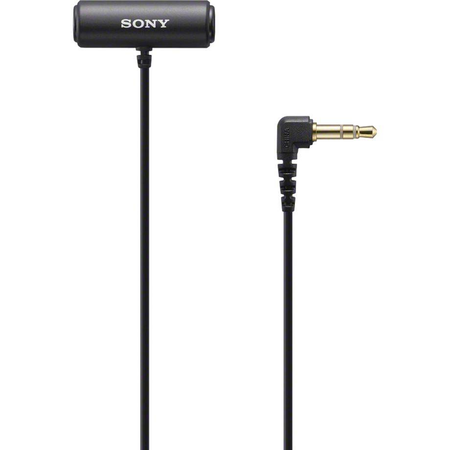 Sony ECM-LV1 - Lavalier-/Aufsteckmikrofon - Verkabelt - 3,5 mm (1/8") - Schwarz - Gleichstrom - 1 Stück(e) (ECMLV1.SYU)-0
