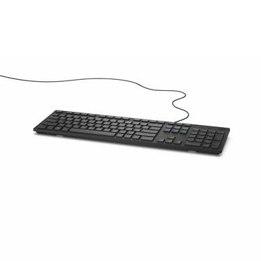 Keyboard USB Dell KB216 Multimedia black (580-ADHX)