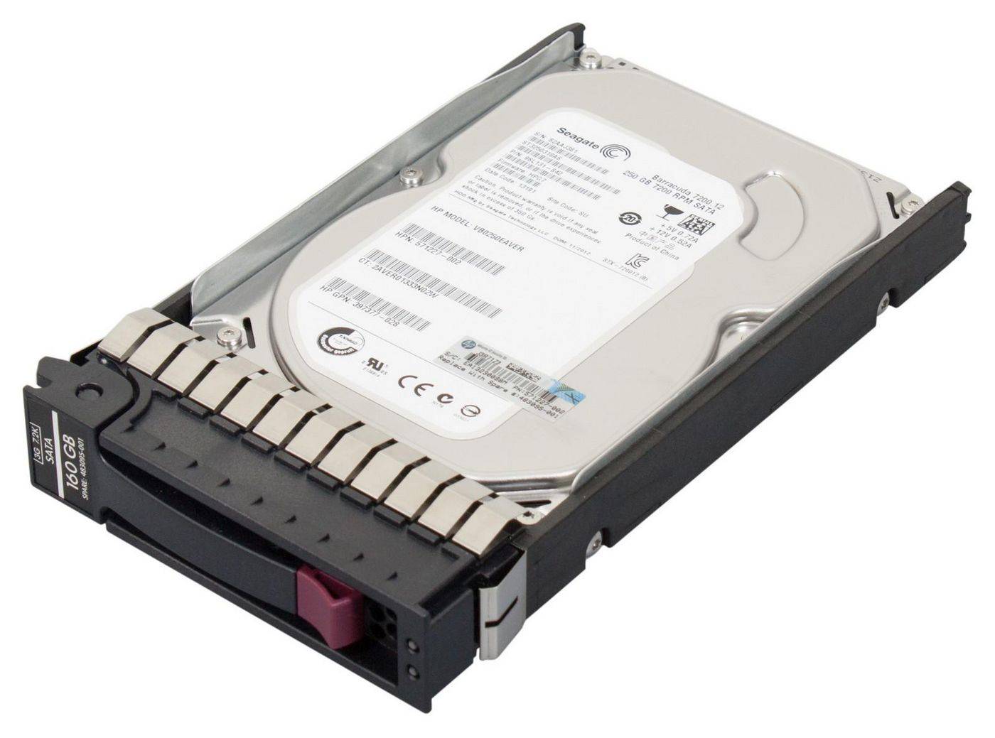 Hewlett Packard Enterprise HPE Entry - Festplatte - 160GB - Hot-Swap - 3.5" (8,9 cm) - SATA 3Gb/s - 7200 U/min (483095-0-0