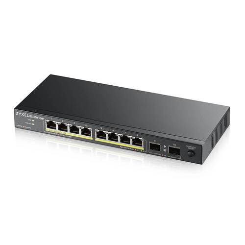 GS1100-10HP v2 Non gestito Gigabit Ethernet (10/100/1000) Supporto Power over Ethernet (PoE) Nero (GS1100-10HP-EU0102F)-0