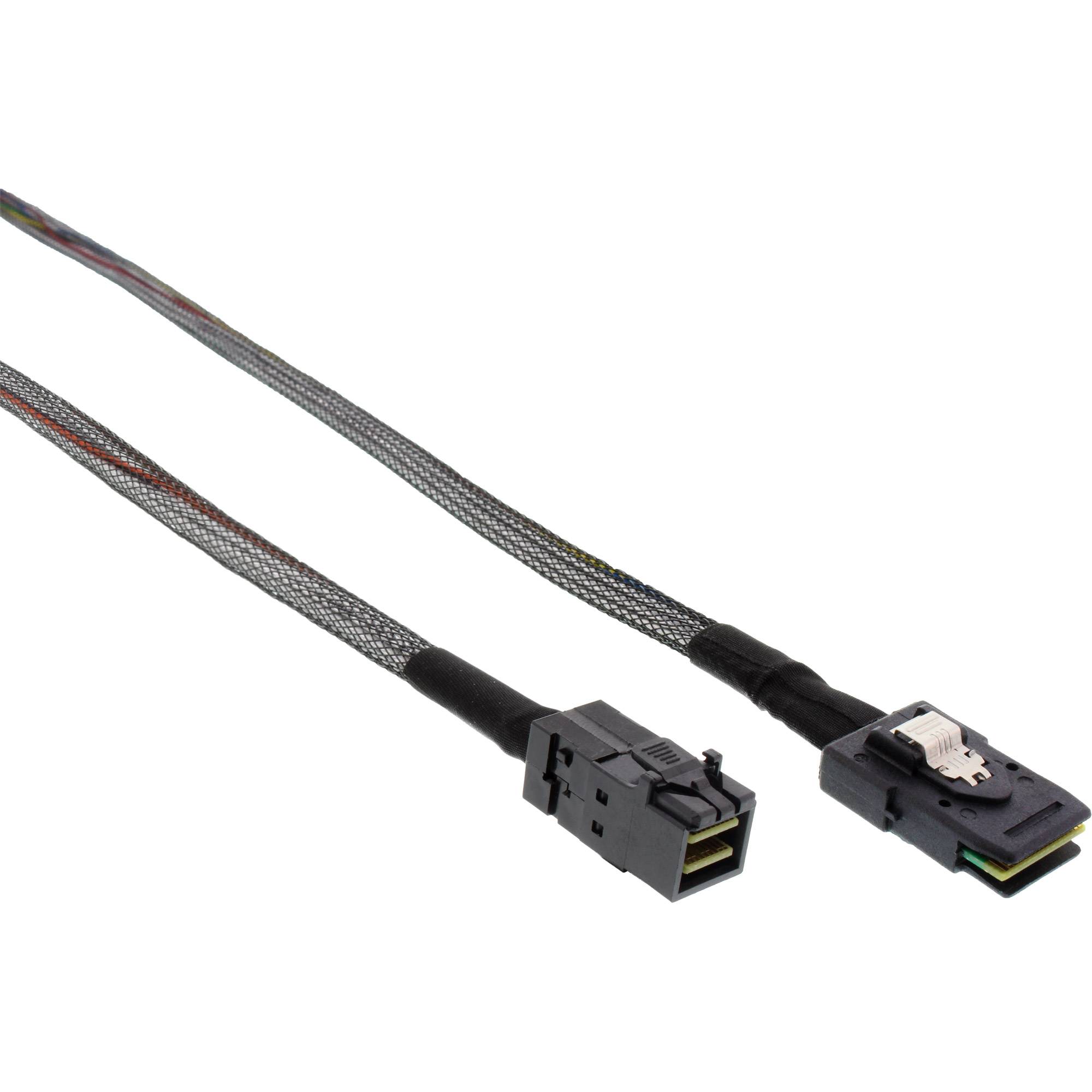 InLine Mini-SAS HD Kabel - SFF-8643 zu SFF-8087 - mit Sideband - 1m-0