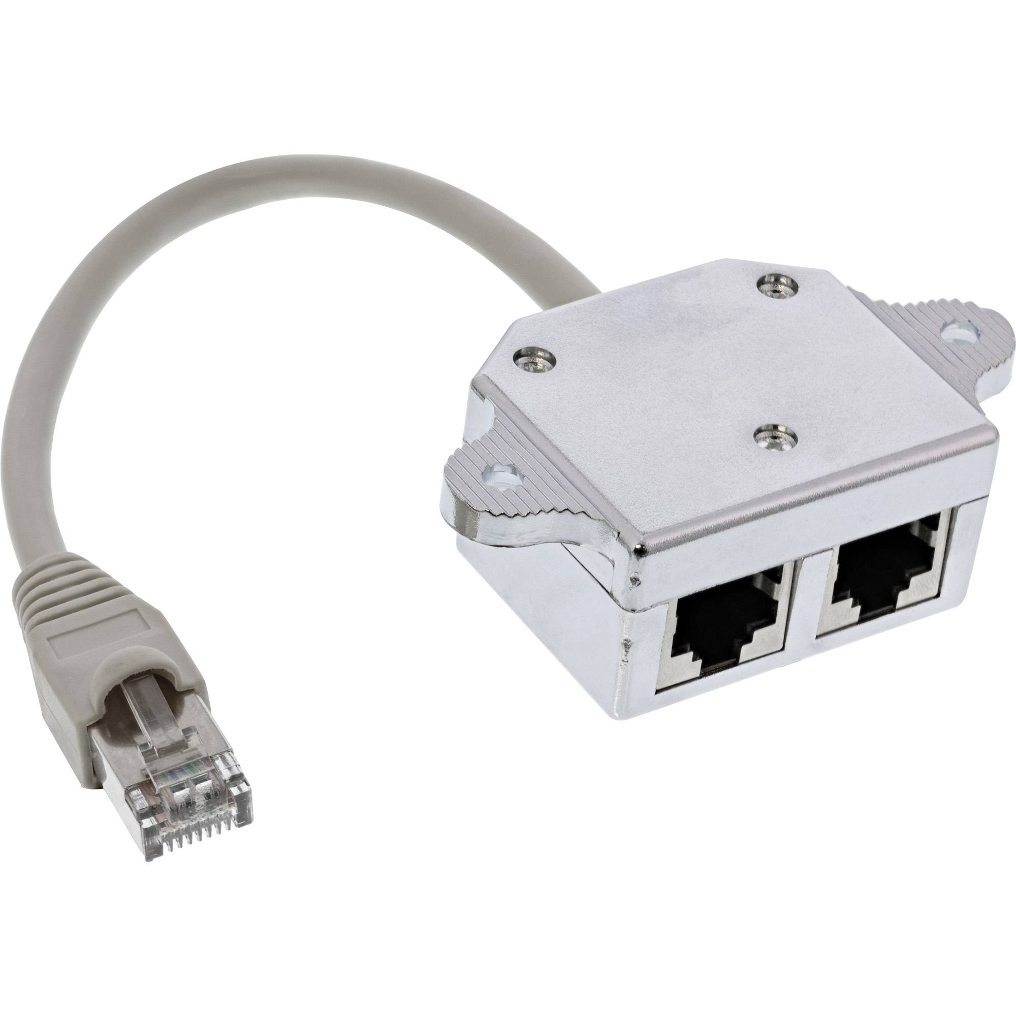 Duplicatore di porte ISDN - 1x spina RJ45 su 2x prese RJ45 - con cavo-0