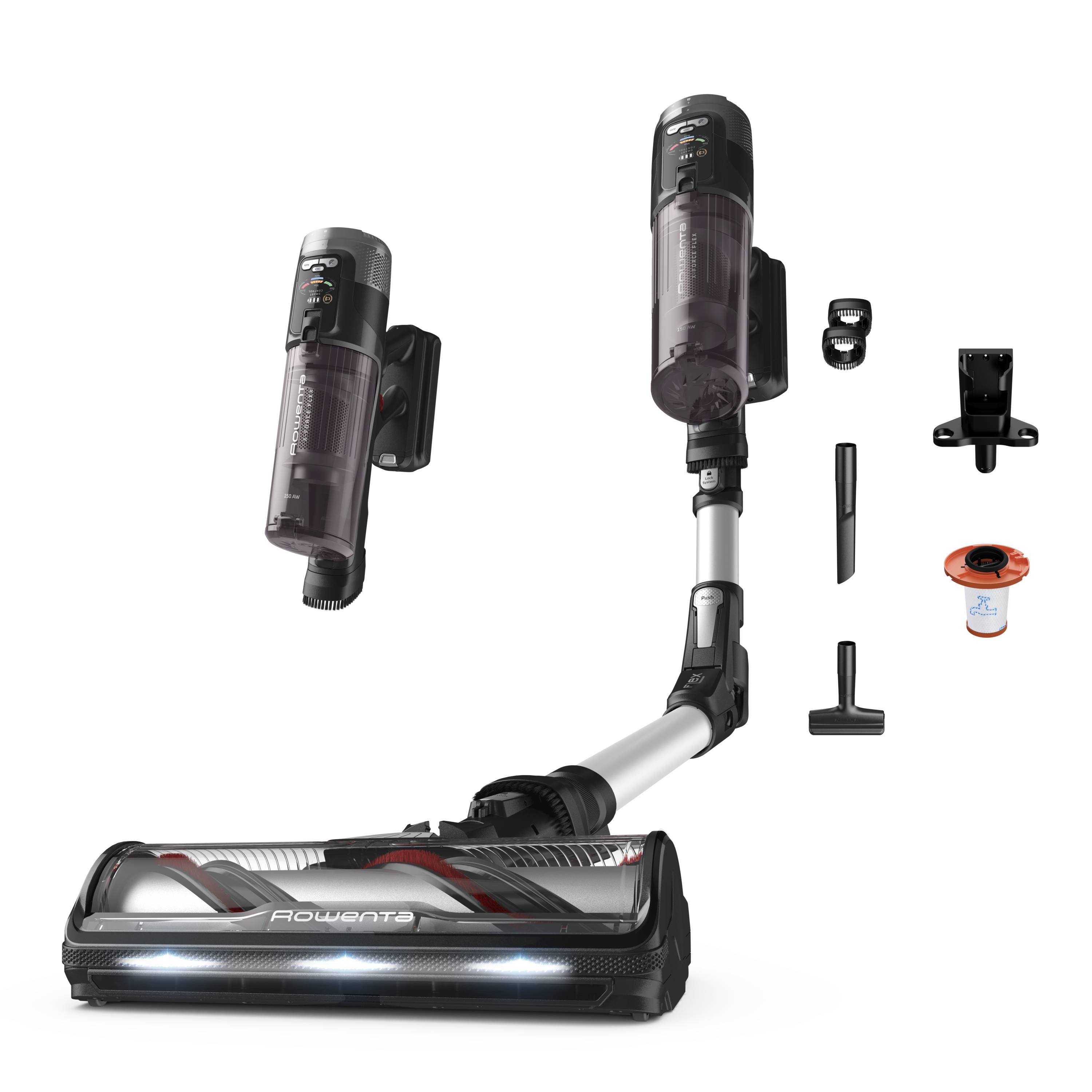 ROWENTA RH9A36WV X-Force Flex 13.60 Aspirapolvere antiallergico, funzionamento a batteria, 150 AW-0