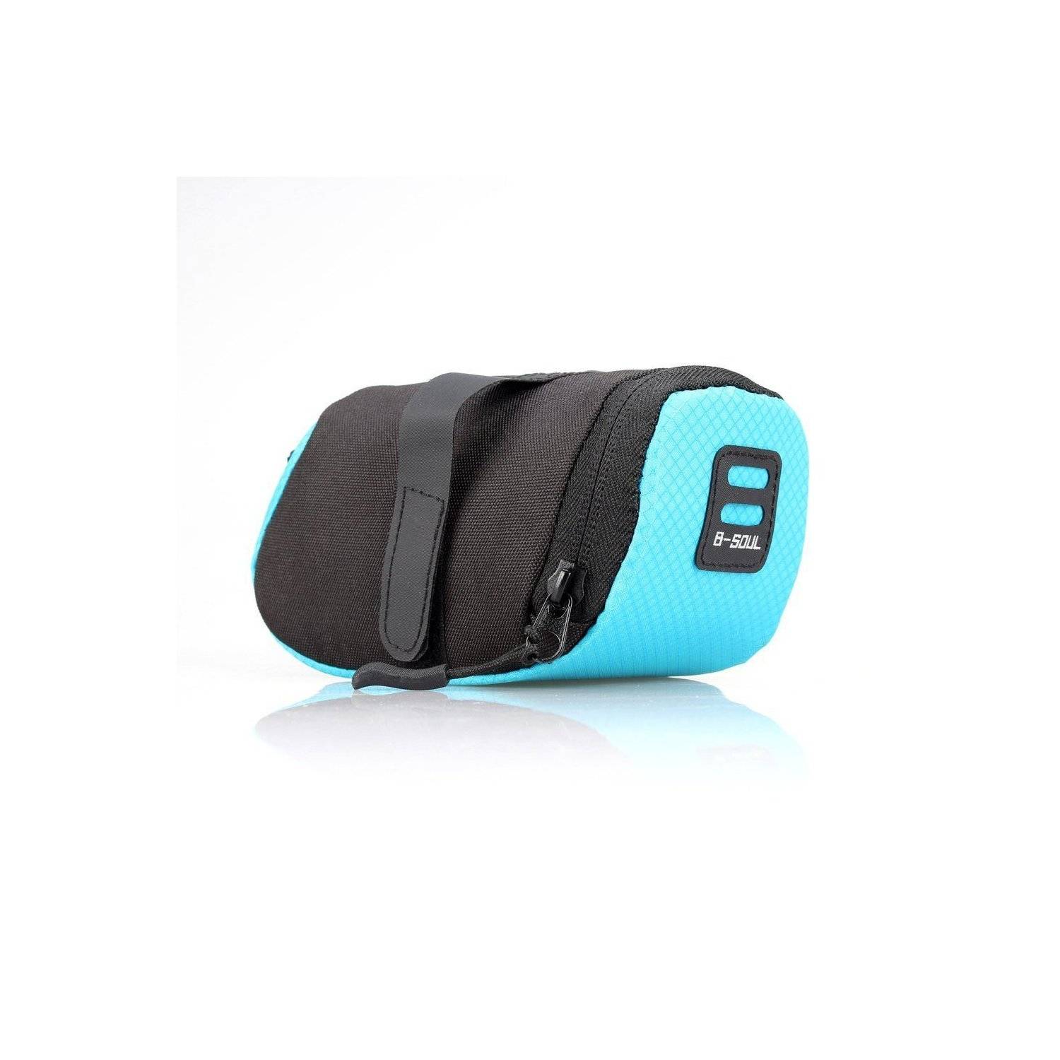 B-Soul borsa per bicicletta borsa portapacchi portapacchi borsa per ruota bici borsa sotto la sella 0,6 l blu-1