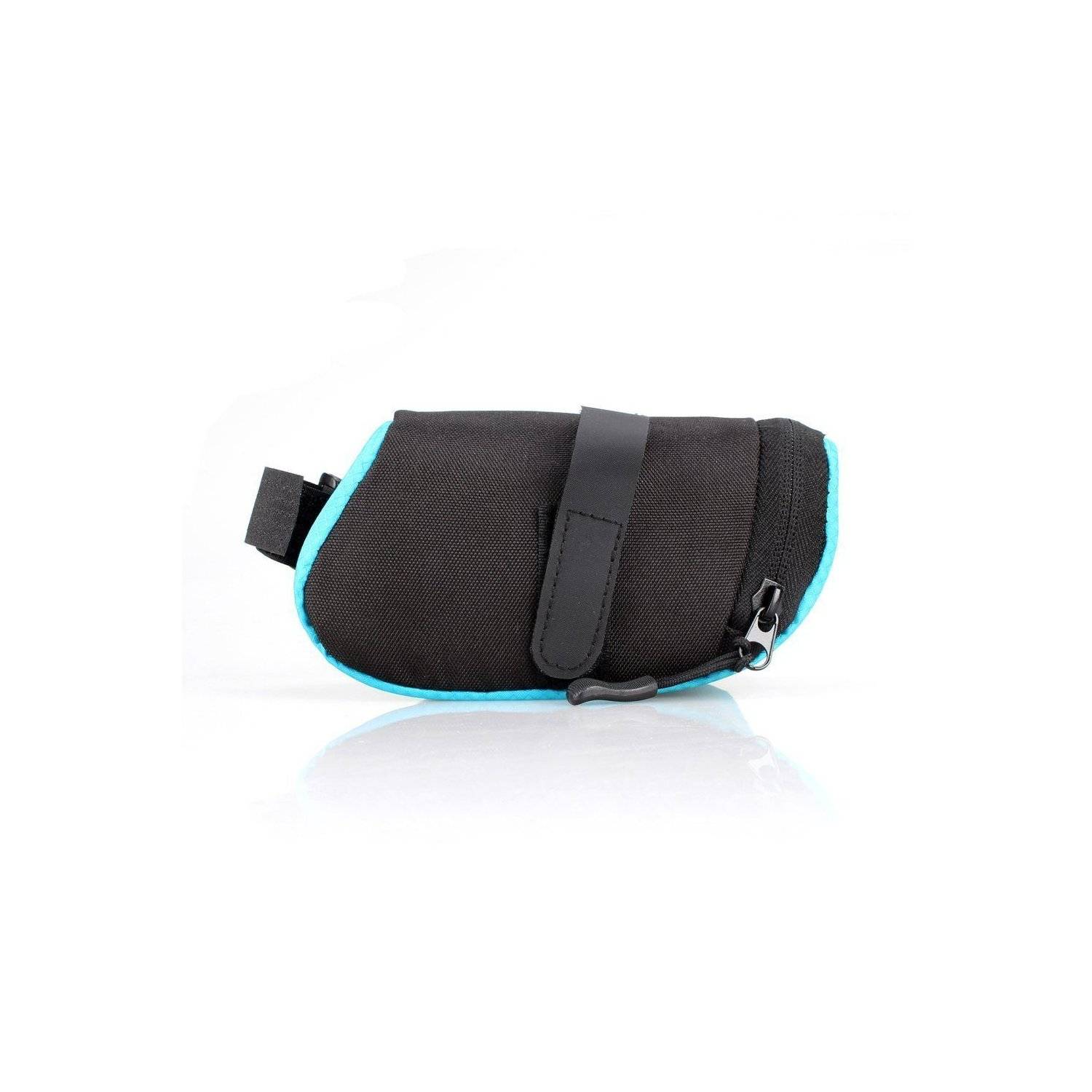 B-Soul borsa per bicicletta borsa portapacchi portapacchi borsa per ruota bici borsa sotto la sella 0,6 l blu-2