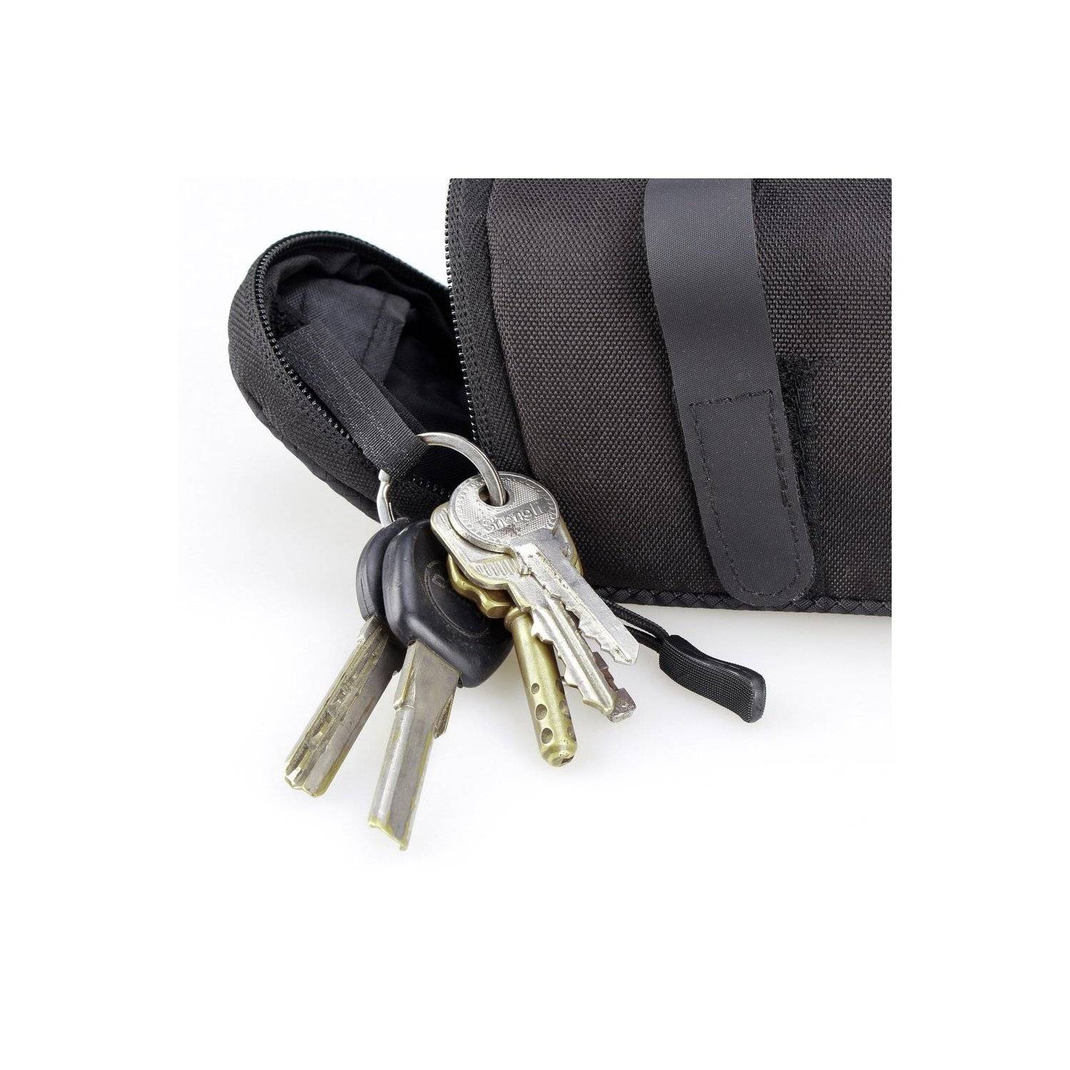 B-Soul borsa per bicicletta borsa portapacchi portapacchi borsa per bici sotto la sella 0,6 l rossa-3