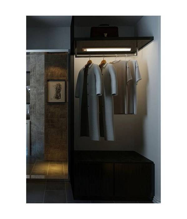 Lampada Led Calamitata Parete Armadio Ricaricabile Sensore Movimento 3 W Sen-600 - -Bianco Naturale -