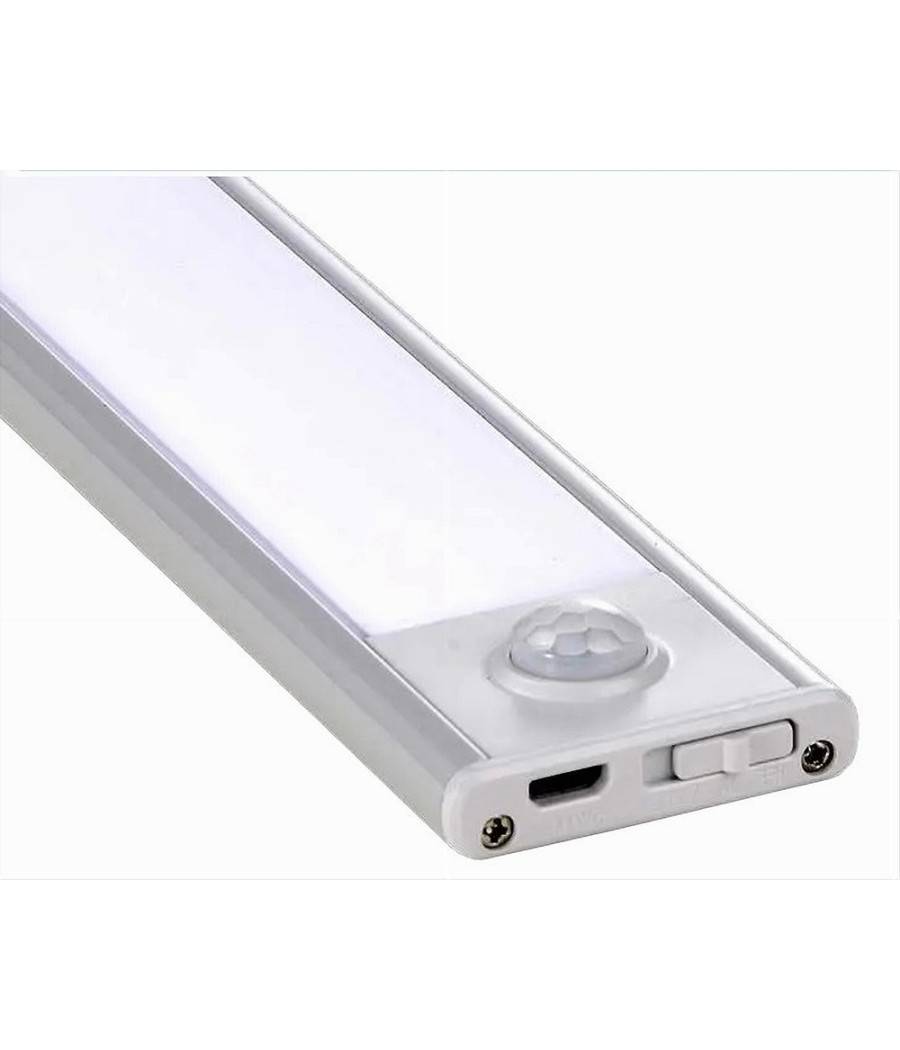 Lampada Led Calamitata Parete Armadio Ricaricabile Sensore Movimento 3 W Sen-600 - -Bianco Naturale --2