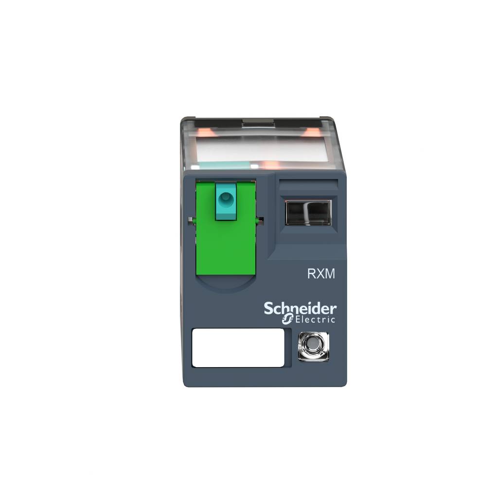 miniature plug in relay, Harmony Electromechanical Relays, 10A, 3CO, with LED, lockable test but to n, 24V DC-1