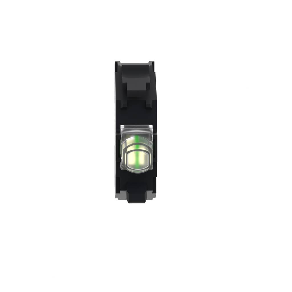 Light block, Harmony XB4 XB5, white, for head 22mm, universal LED, screw clamp terminals, 24V AC DC-1