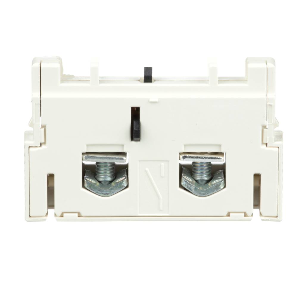 TeSys Deca Manual Starter and Protector, auxiliary contact block, 1 NO or NC, top mount, screw clamp-1