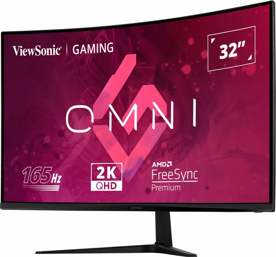 ViewSonic OMNI Gaming VX3218C-2K 32 2560 x 1440 (2K) VGA (HD-15) HDMI DisplayPort 165Hz-2