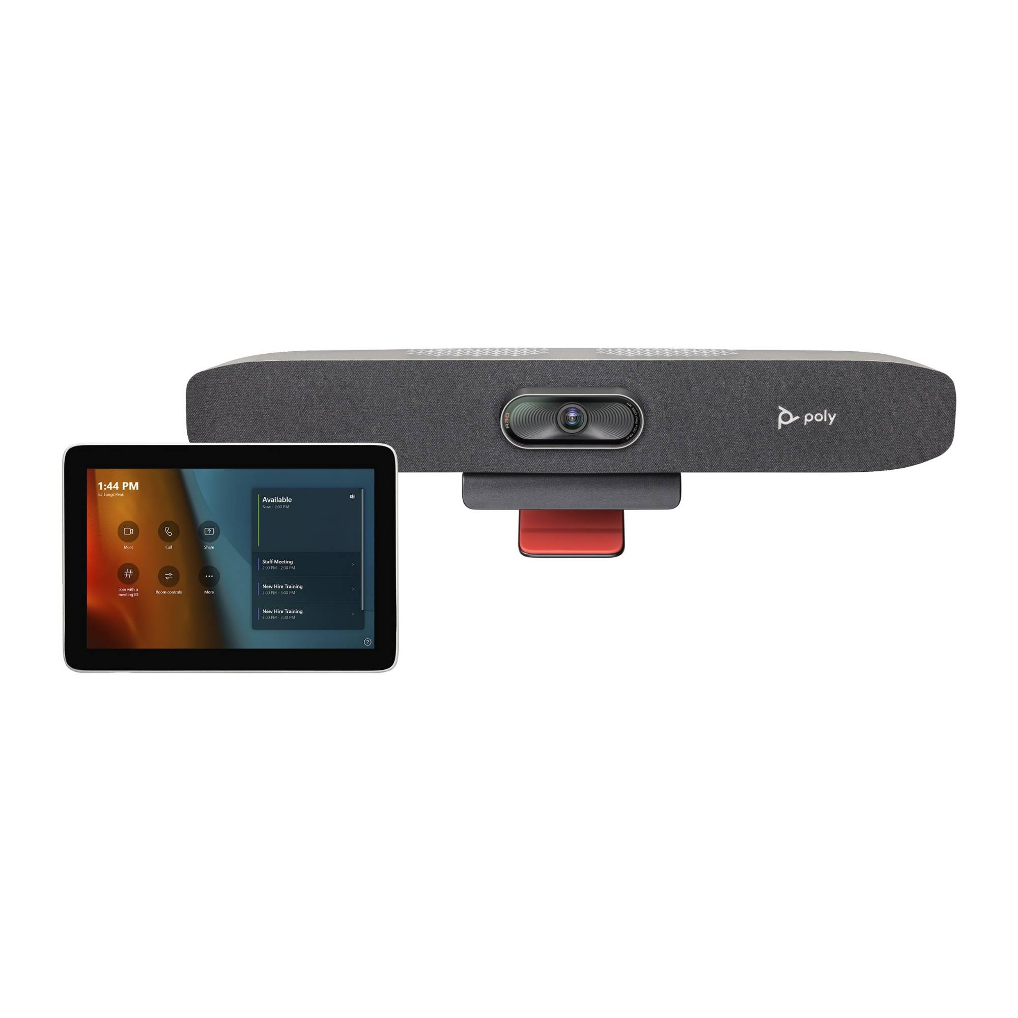 POLY Studio Small Room Kit for MS Teams: Studio R30 USB Video Bar with GC8 (ABB)-1