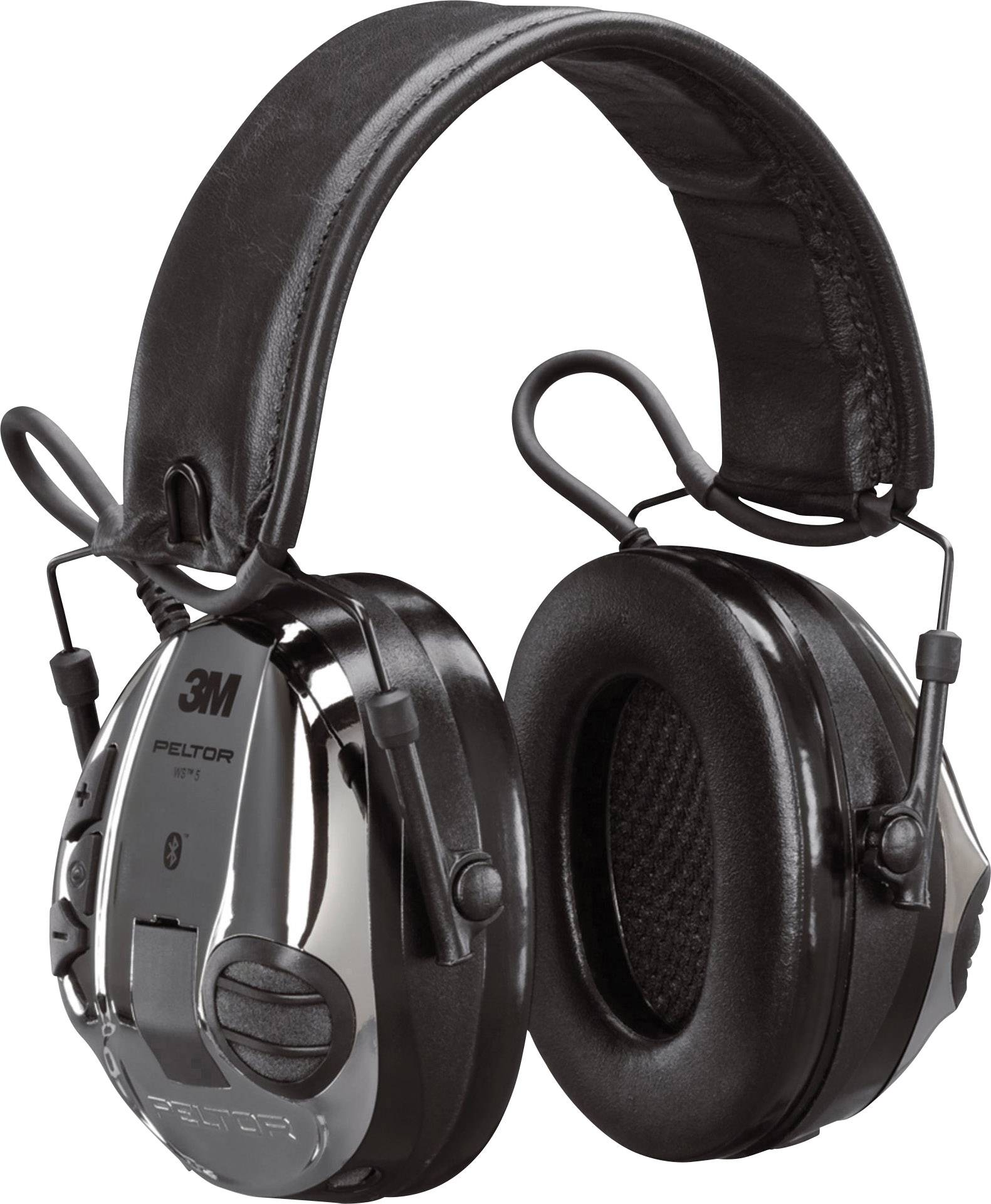 Cuffie antirumore 3M nere, imbottite, con archetto regolabile e padiglioni auricolari adattabili, ideali per ambienti ad alto livello di rumore.