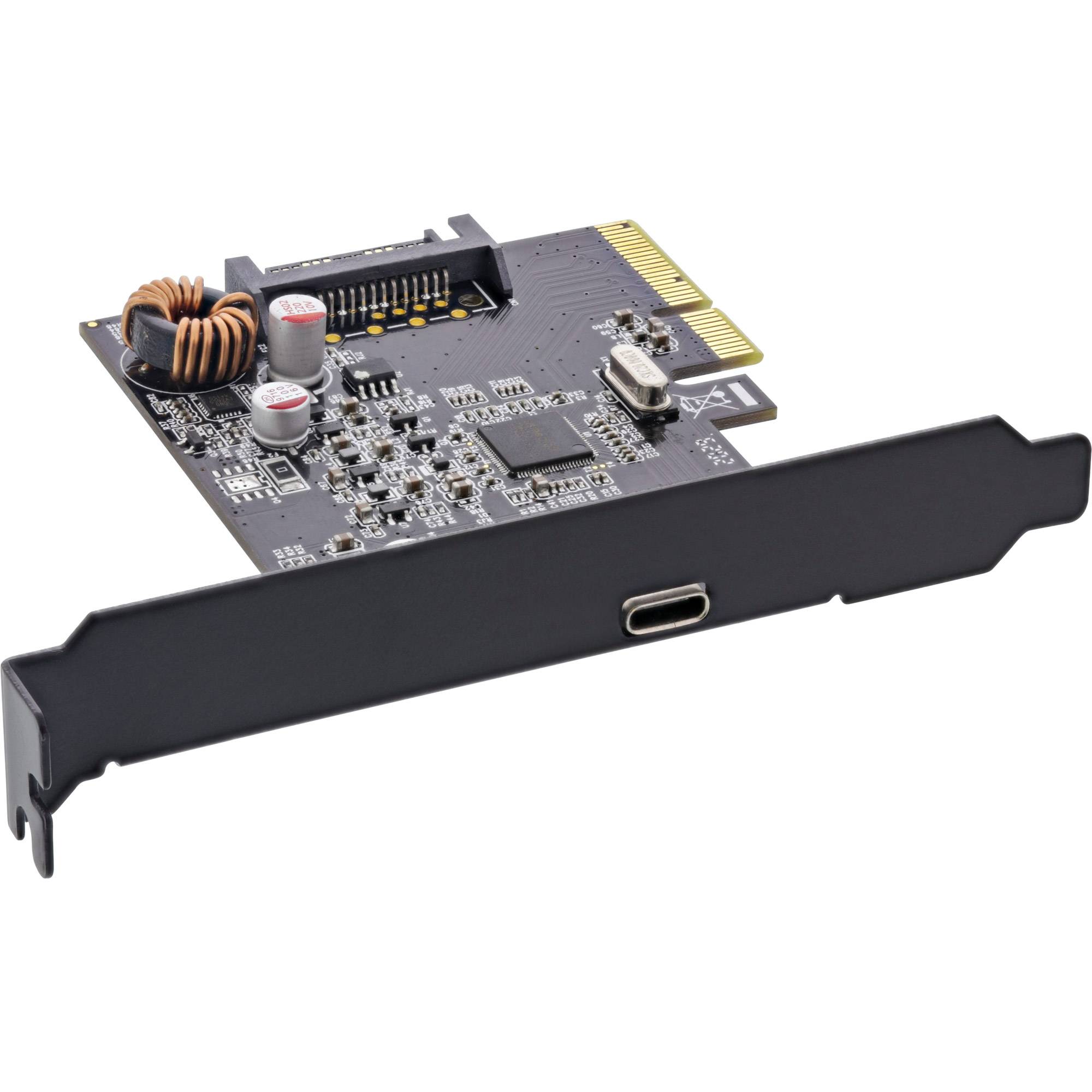INLINE - USB-Adapter - PCIe 3.1 x4 Low-Profile - USB-C 3.2 Gen 2x2 x 1-0