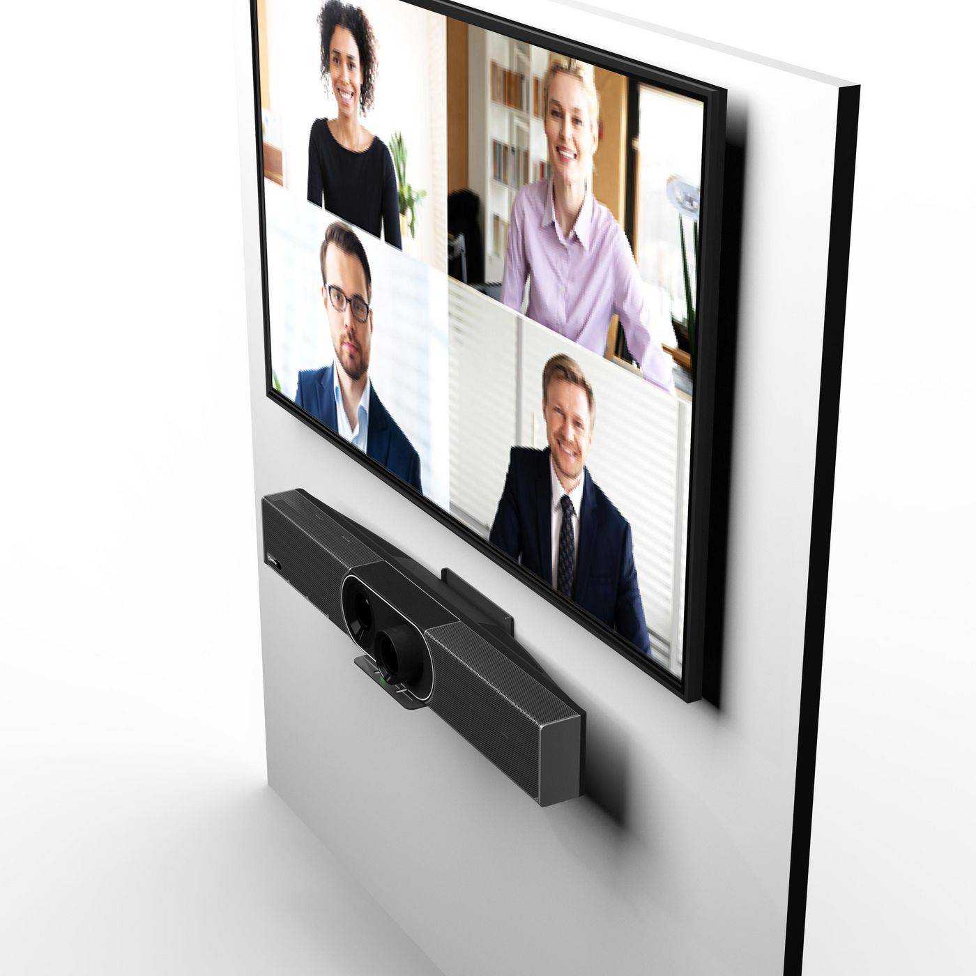 Yealink VCS-TVMount2 Montaggio a muro Nero-2