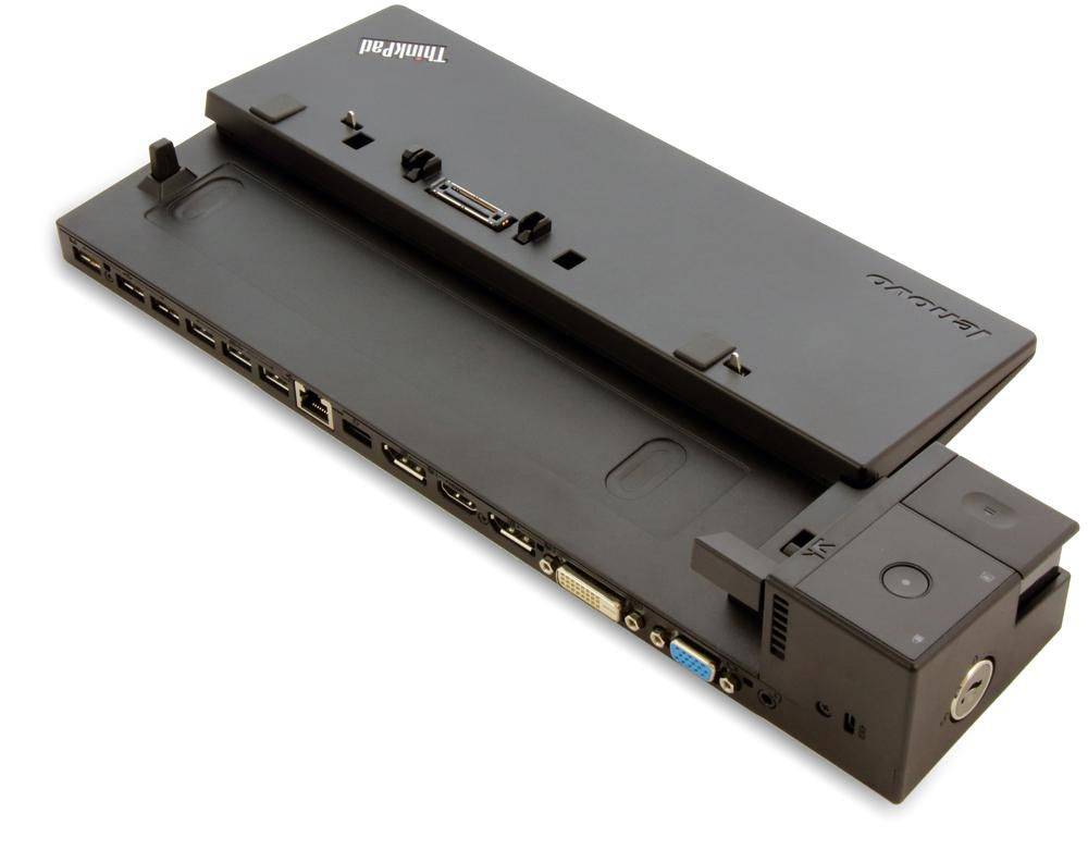 Lenovo 04W3947 replicatore di porte e docking station per notebook Nero-1