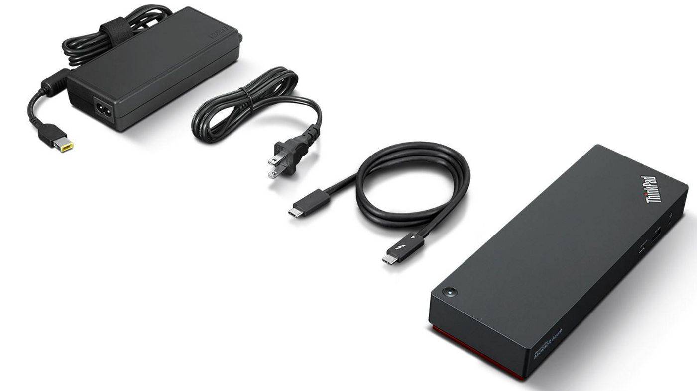 Lenovo ThinkPad Universal Thunderbolt 4 Smart Dock Kabelgebunden Schwarz (40B10135IT)-0