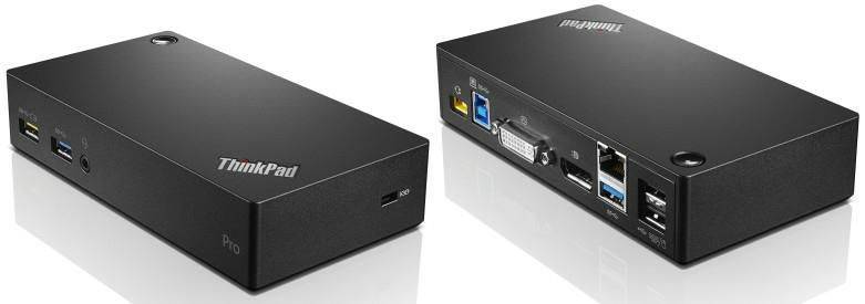 Lenovo ThinkPad USB 3.0 Pro Dock - Kabel - USB 3.0 - 3,5 mm - 10 - 100 - 1000 Mbit/Sek - Lenovo - 45W (40A70045DE)-0