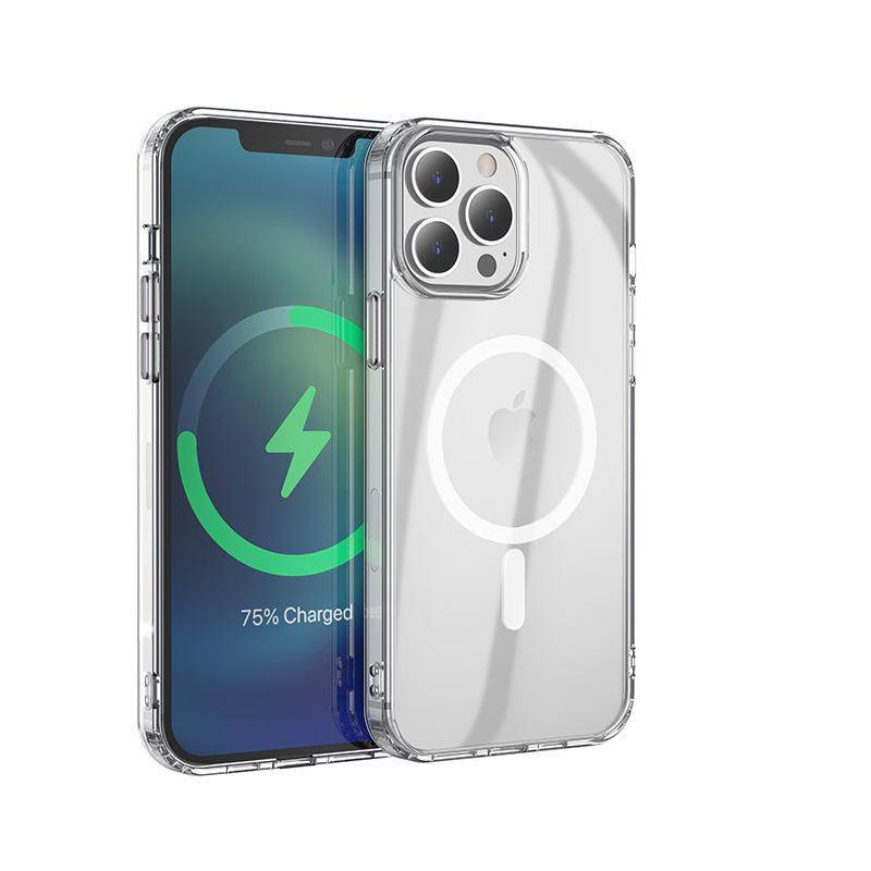 eSTUFF Magnetic Hybrid Clear Case for iPhone 13 Pro Max custodia per cellulare 17 cm (6.7") Cover Trasparente-2