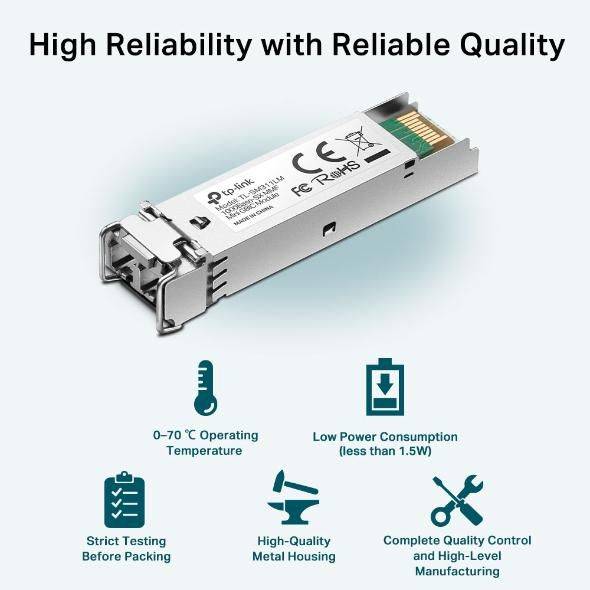 TP-LINK TL-SM311LM TL-SM311LM Modulo transceiver SFP 1 GBit/s 550 m Tipo Modulo SX-2