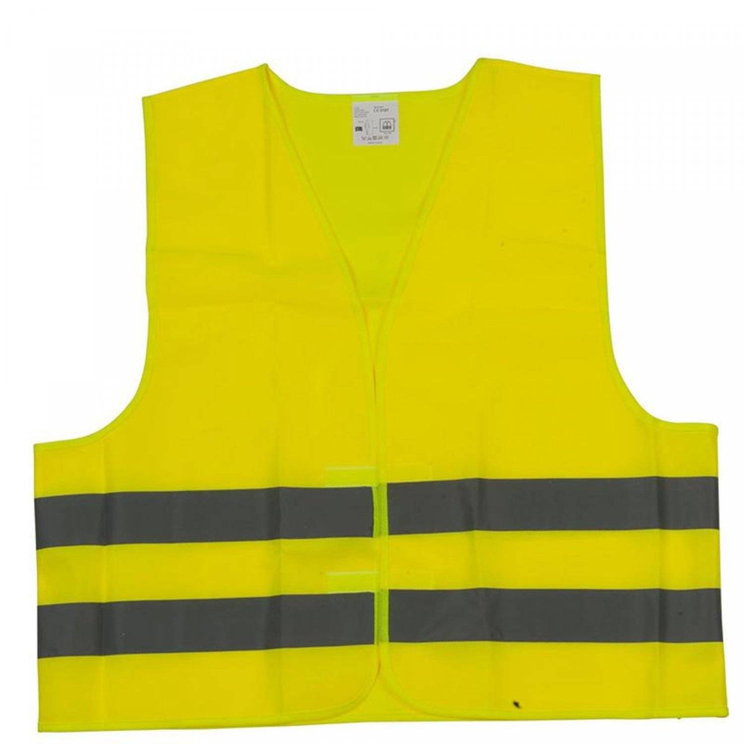 Lifetime - gilet di sicurezza riflettente taglia universale in giallo realizzato in poliestere-0