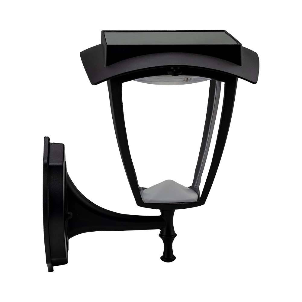 V-TAC Applique LED Solare da Esterno Chip Samsung 2W Lanterna 3000K+6000K IP65-4