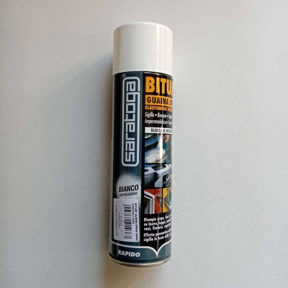 Saratoga bitumi' 500ml guaina bianca impermeabilizzante sigillante spray-1
