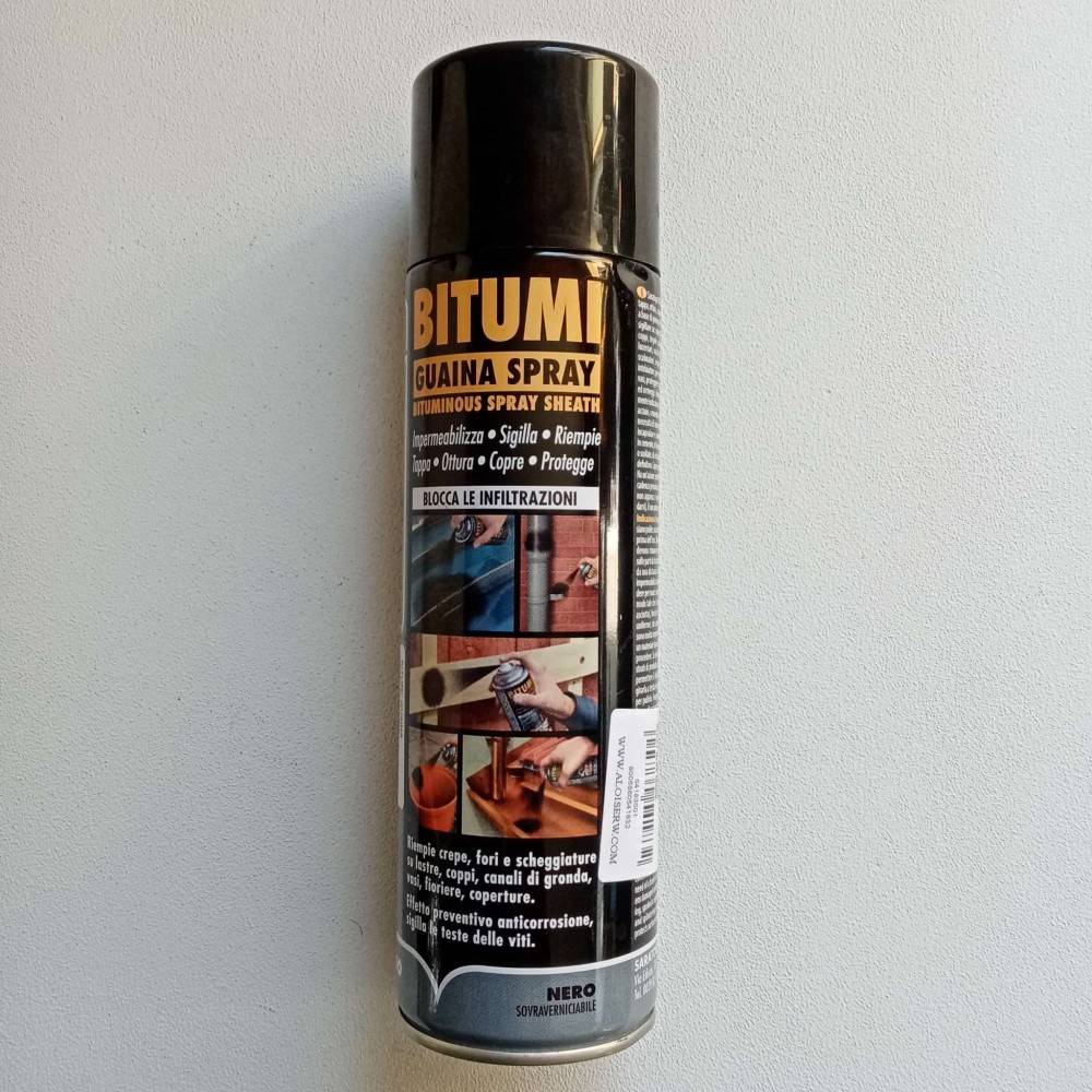 Saratoga bitumi' 500ml guaina nera impermeabilizzante sigillante spray-1