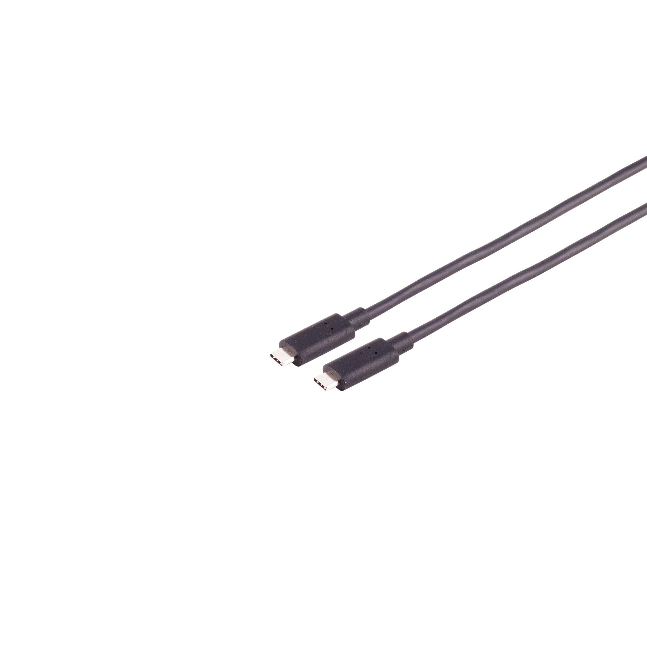 S/CONN maximum connectivity USB Anschlusskabel, Optisches USB-C Kabel, 3.2, 10Gbps, PD, 10,0m (30-41075)