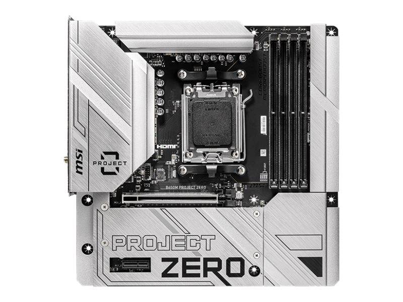 MSI B650M PROJECT ZERO scheda madre AMD B650 Presa di corrente AM5 micro ATX-0