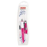 Penna stilografica scolastica Herlitz rosa-0
