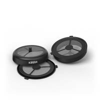 Hama Xavax Reusable Pad Filters for Philips Senseo Coffee Machines and other Similar Models, 2-Pack-0