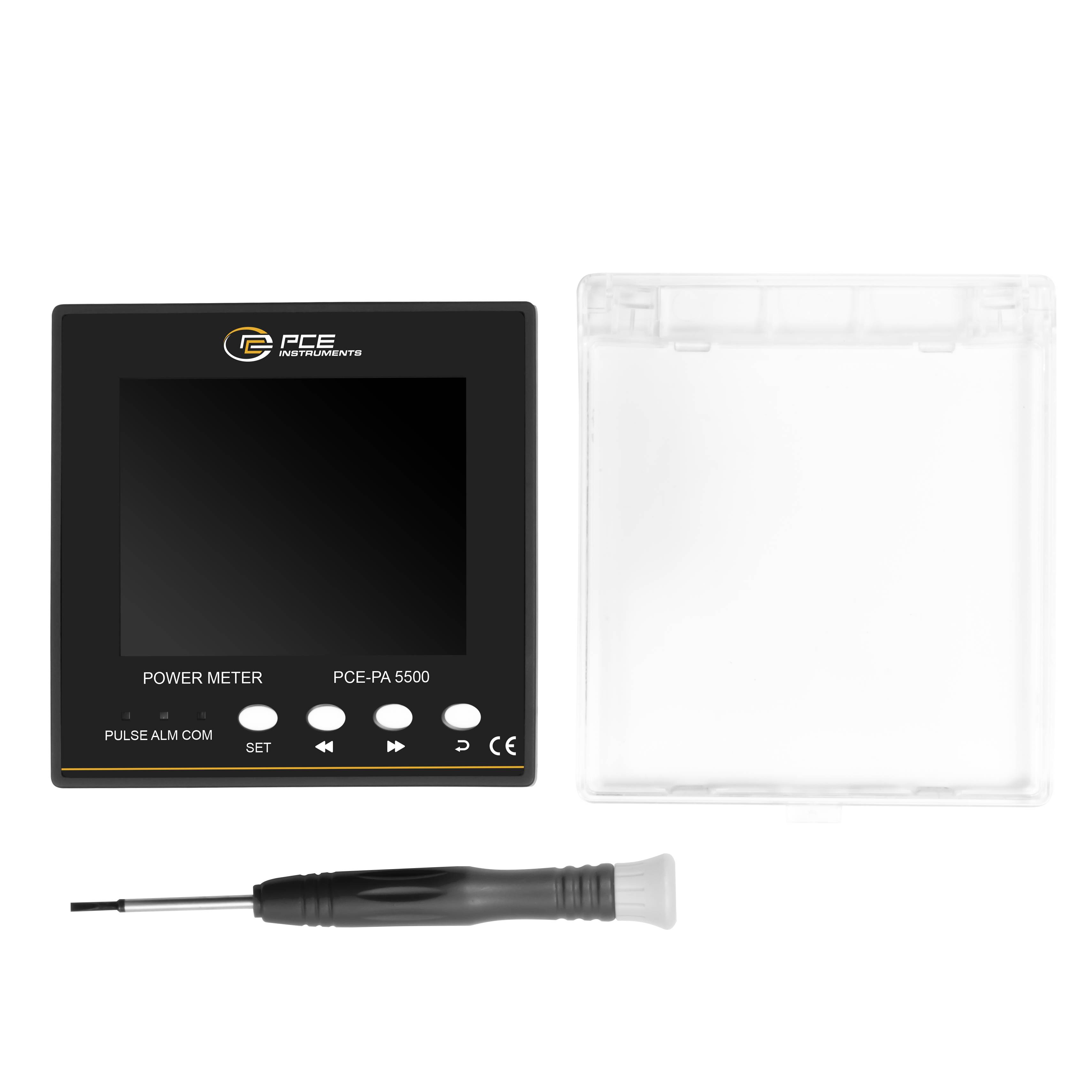 PCE Instruments Power Analyzer Analizzatore di rete 3 fasi, 1 fase Misurazioni di energia, Display grafico-3