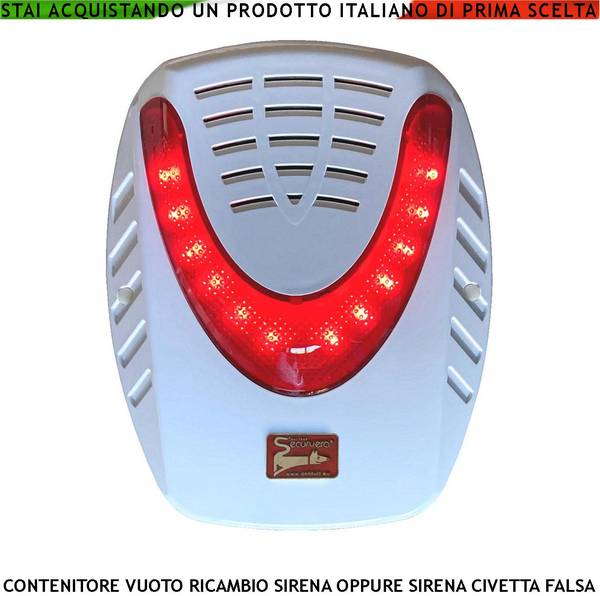 Cassetta Fondo e Coperchio in ABS Ricambio per Sirena Aquila Oppure Come Sirena Civetta Falsa Per Nascondere Sensori M