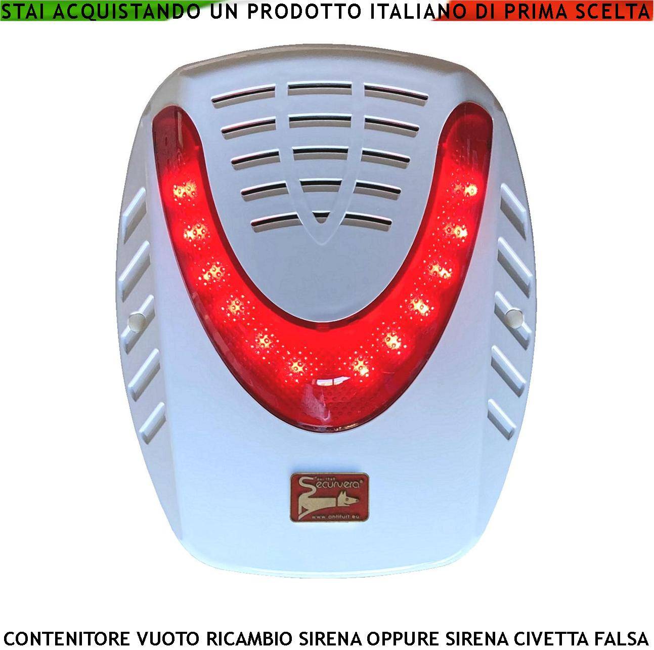 Cassetta Fondo e Coperchio in ABS Ricambio per Sirena Aquila Oppure Come Sirena Civetta Falsa Per Nascondere Sensori M-0