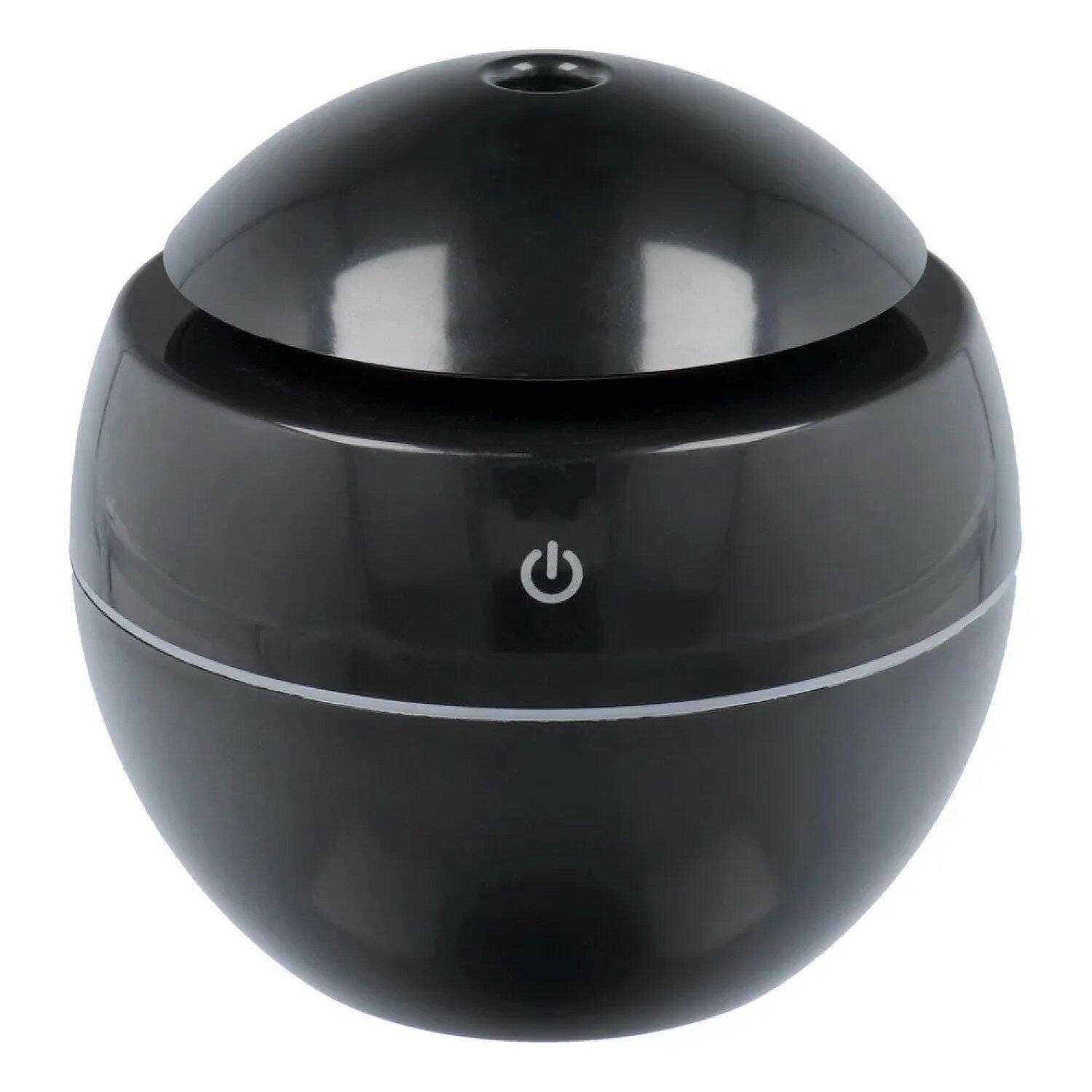 Umidificatore Diffusore LED Crema idratante 130 ml con cavo USB Nero-0