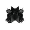 V-TAC Connettore a Croce per Binari Magnetici Colore Nero