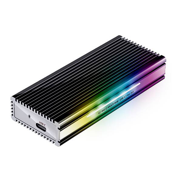 Custodia LC-POWER USB-C per NVMe o SATA USB32