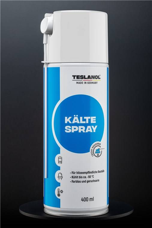 Teslanol Ghiaccio spray 400 ml per il raffreddamento di componenti per la rapida individuazione di errori termici – 400-2