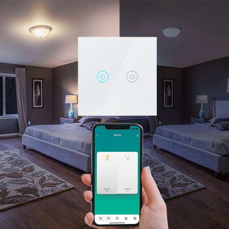 LogiLink Smart Home Wi-Fi Wall Switch 2-Fold (SH0125)-4