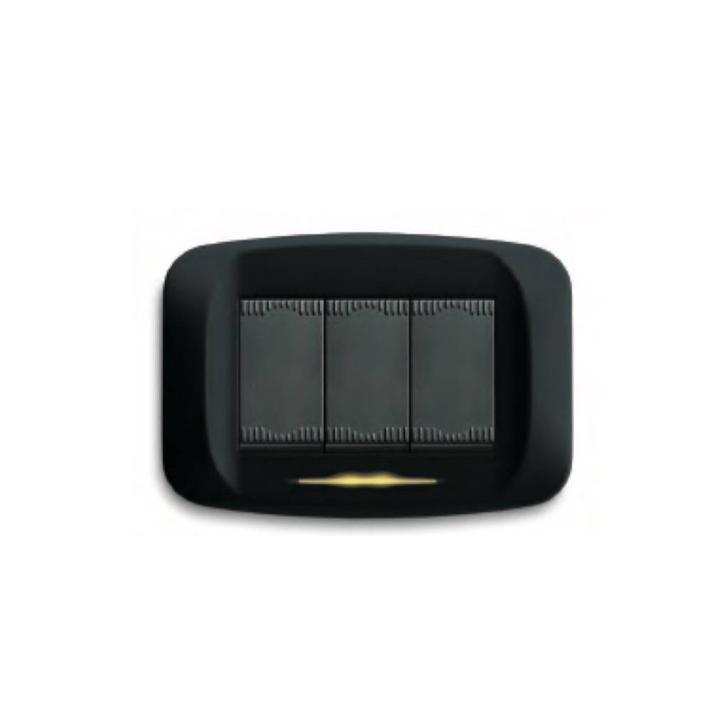 PLACCA BANQUISE PRESS.3M.NERO OPACO-0