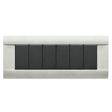 PLACCA RAL45 TECNOP.6MOD.GRIGIO RAL