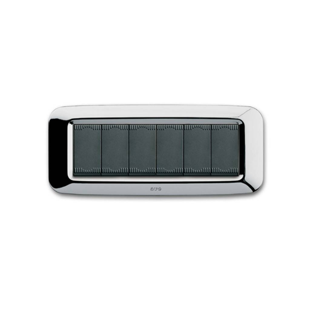 PLACCA YES TECNOP. 6MOD. CROMO-0