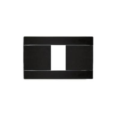 PLACCA RAL45 1 MOD.NERO LUCIDO