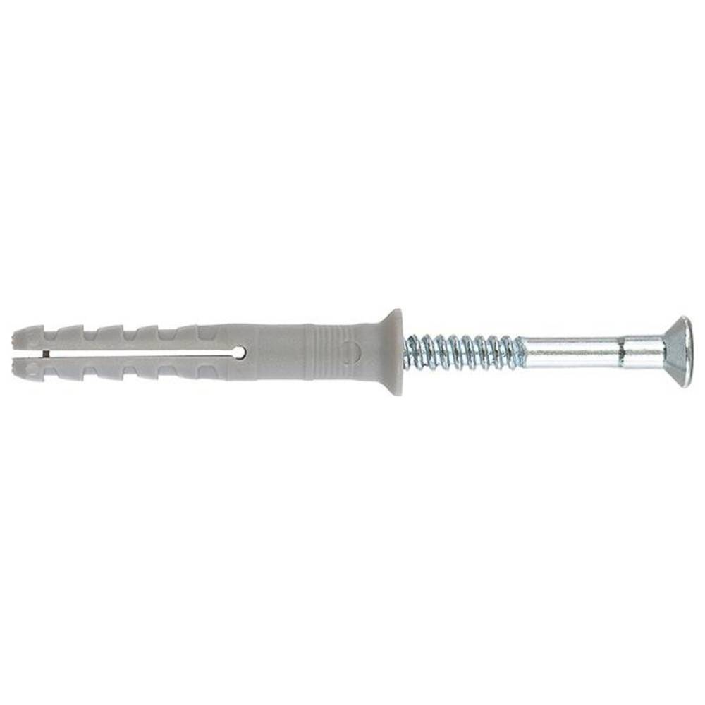 Fischer Nageldübel N6x40Z gal.v. mit Nagelschraube (Pack mit 100 St) (048788)-0