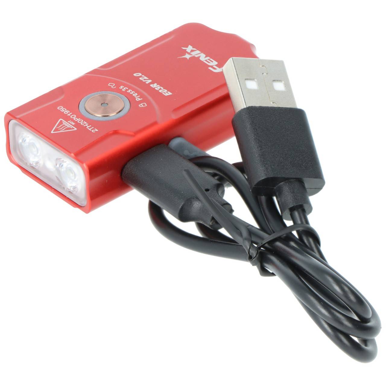 Portachiavi Fenix E03R V2.0 LED, edizione limitata, massimo 500 lumen, con luce di posizione, batteria ai polimeri di...-2