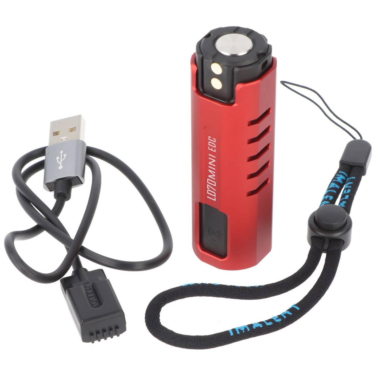 Torcia LED Imalent LD70 Mini EDC rossa con 4000 lumen, raggio di luce massimo 203 metri-0