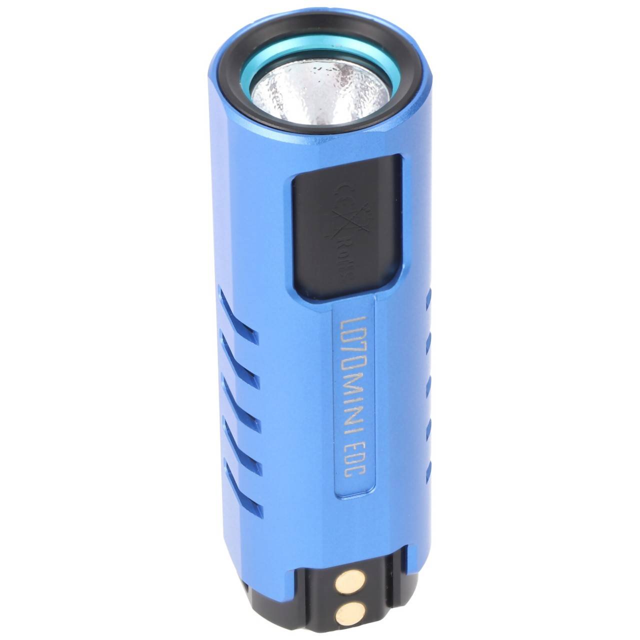 Torcia Imalent LD70 Mini EDC LED blu con 4000 lumen, portata luminosa max 203 metri-2